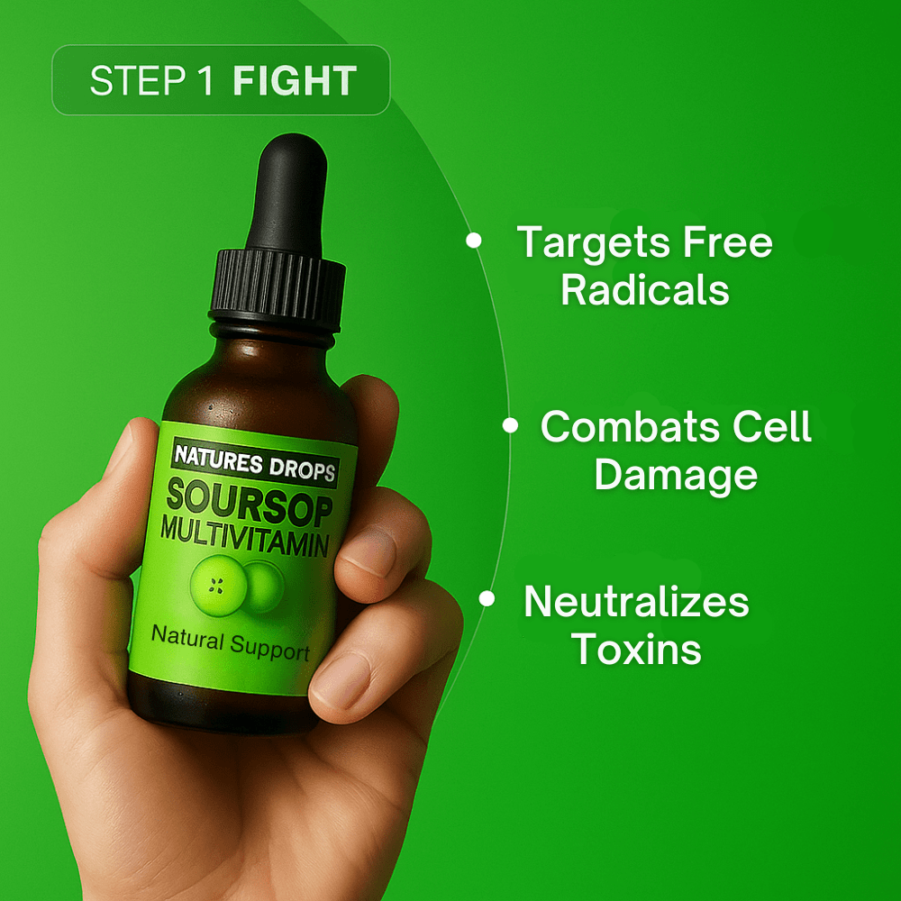 NaturesDrops™ Soursop Extract - Naturally Calms Inflammation To Help Restore Mobility Inside and Out