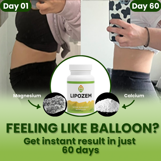 Natures LIPOZEM - Lose your menopause belly in 30 days