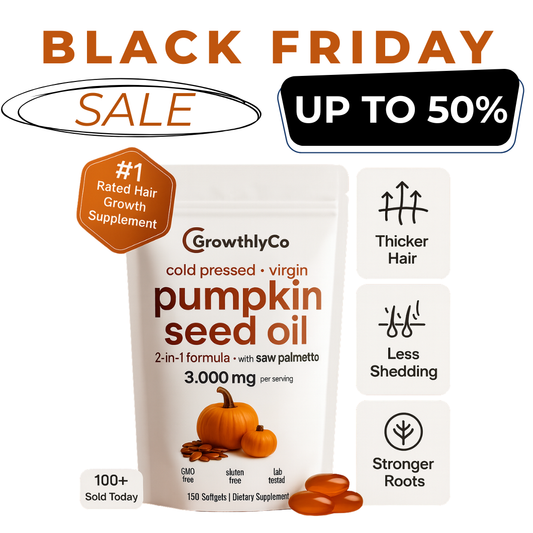 Pumpkin Seed Oil - Regrow your hair in 60 days By Reactivating Dormant Roots