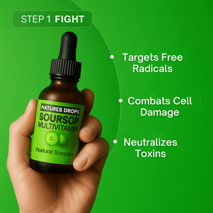 NaturesDrops™ Soursop Extract - Naturally Calms Inflammation To Help Restore Mobility Inside and Out
